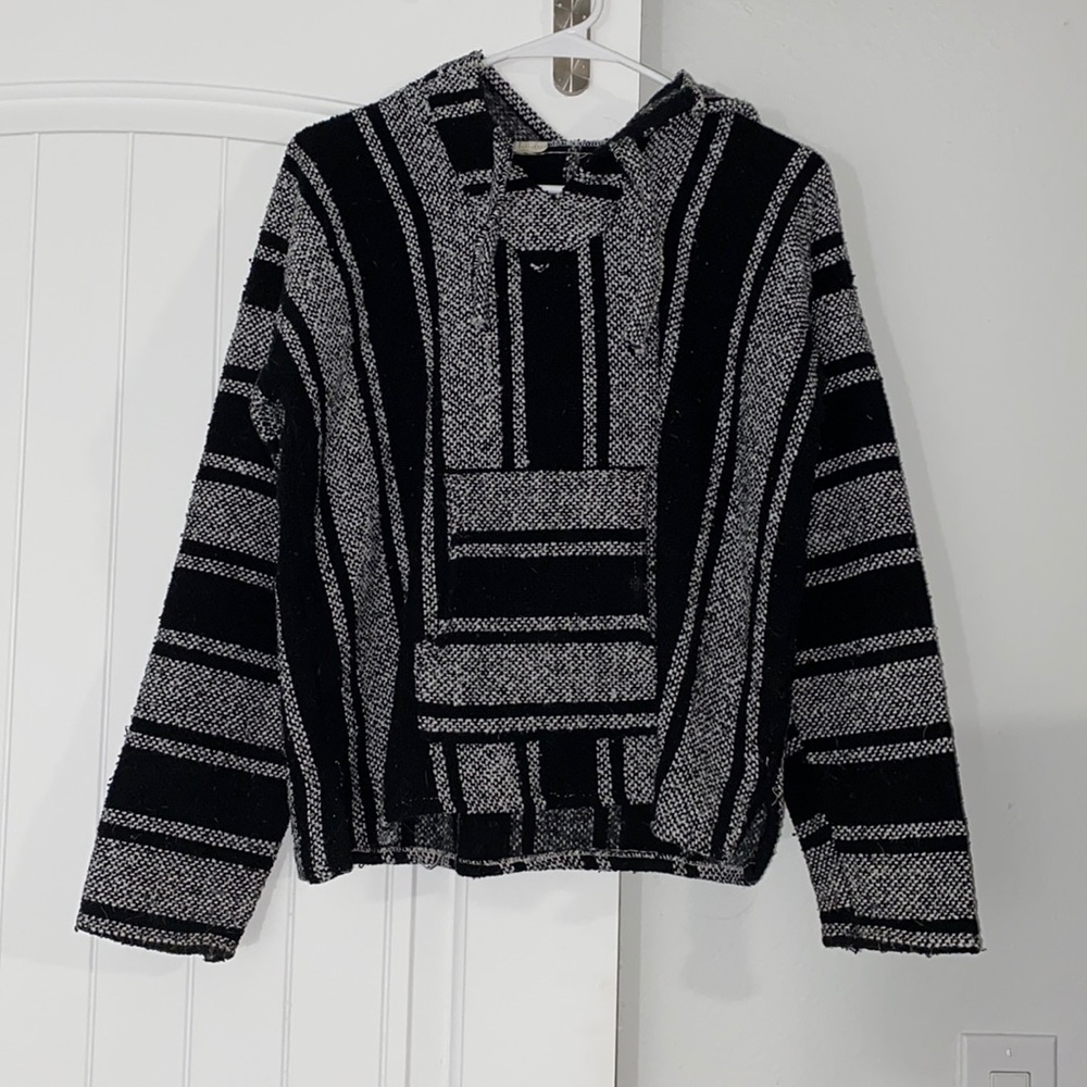 Black and White Hoodie
